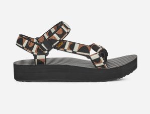 TEVA MIDFORM UNIVERSAL SANDALS ΜΑΥΡΟ