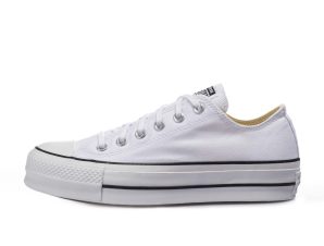 Converse CHUCK TAYLOR ALL STAR PLATFORM LOW TOP 560251C Λευκό