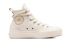 CONVERSE WOMEN’S CHUCK TAYLOR ALL STAR LIFT PLATFORM JACQUARD A08767C Εκρού