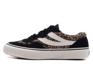 SUPERGA 2941 REVOLLEY MICROLEOPARD S8122PW-A5U Μαύρο