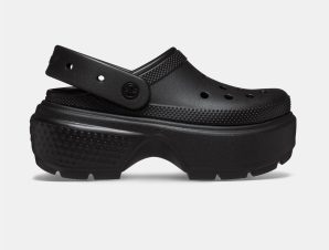 CROCS STOMP CLOG ΜΑΥΡΟ