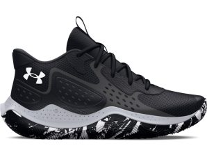 Under Armour – Unisex UA Jet ’23 Basketball Shoes – Black/Jet Gray/White