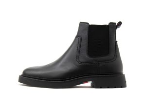 Μπότες Tommy Hilfiger LEATHER CHELSEA BOOTS MEN