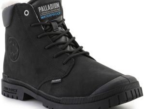 Μπότες Palladium sp20 Cuff Leather Waterproof WL 79067-008-M Black