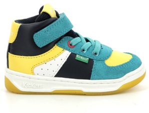 Παιδικά Παπούτσια για Αγόρια Kickers Kickalien Yellow/Turquoise – ΤΥΡΚΟΥΑΖ