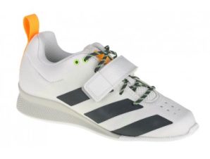 Adidas Adipower Weightlifting II FU8165 Γυναικεία Αθλητικά Παπούτσια Crossfit Crystal White / Grey Six / Solar Gold