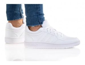 Adidas Αθλητικά Παιδικά Παπούτσια Μπάσκετ Hoops 3.0 K GW0433 Cloud White