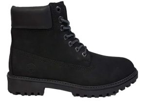 LUMBERJACK SM00101-034 D01 CB001 BLACK NUBUCK ΜΠΟΤΑΚΙ RIVER