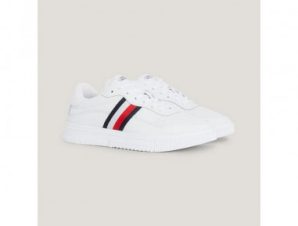 Tommy Hilfiger Supercup Lealther M STRIPES shoes FM0FM04824YBS